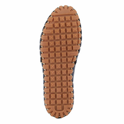 Spring Step Kathaleta-Croco Shoes for Women - Ladies Leather Booties with Rubber Outsole - Comfortable Slip-On Flat Shoes for Womens