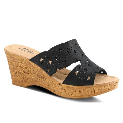 Spring Step Women's Flamyo Sandal, Black Nubuck, 9.5-10