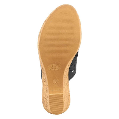 Spring Step Women's Flamyo Sandal, Black Nubuck, 9.5-10