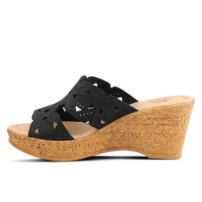 Spring Step Women's Flamyo Sandal, Black Nubuck, 9.5-10
