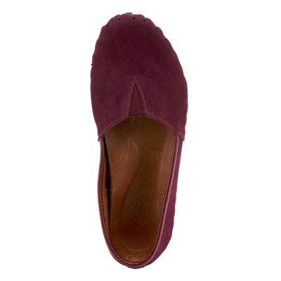 Spring Step Kathaleta Shoes for Women - Ladies Slip-On Shoes with Rubber Outsole - Comfortable Leather Shoes for Womens - Bordeaux EU 43 / US 11.5-12