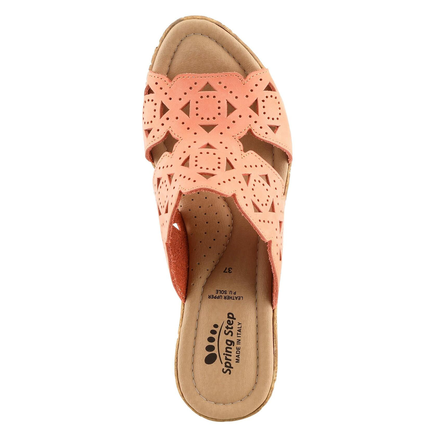 Spring Step Women's Flamyo Sandal, Peach, 5