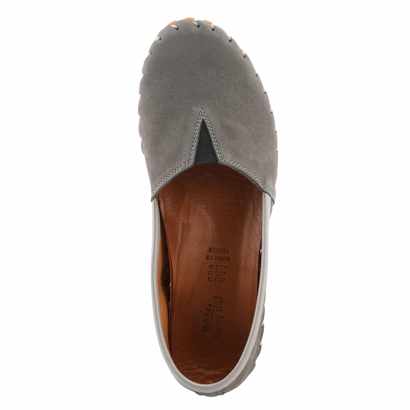 Spring Step Kathaleta-Croco Shoes for Women - Ladies Leather Booties with Rubber Outsole - Comfortable Slip-On Flat Shoes for Womens