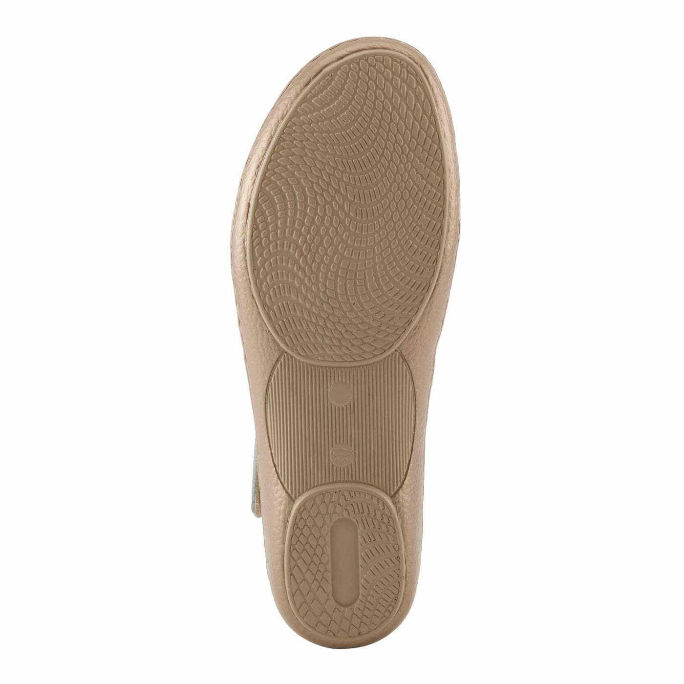 Spring Step Women's SABRIYE Leather Mary Jane Shoes – Laser-Cut Design, Adjustable Hook-and-Loop Closure, Padded Comfort, Flexible Sole BEIGE EU 37 / US 6.5-7