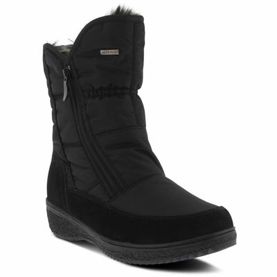 Spring Step Women's Ernestina Snow Boot, Black, 37 EU/6.5-7 M US