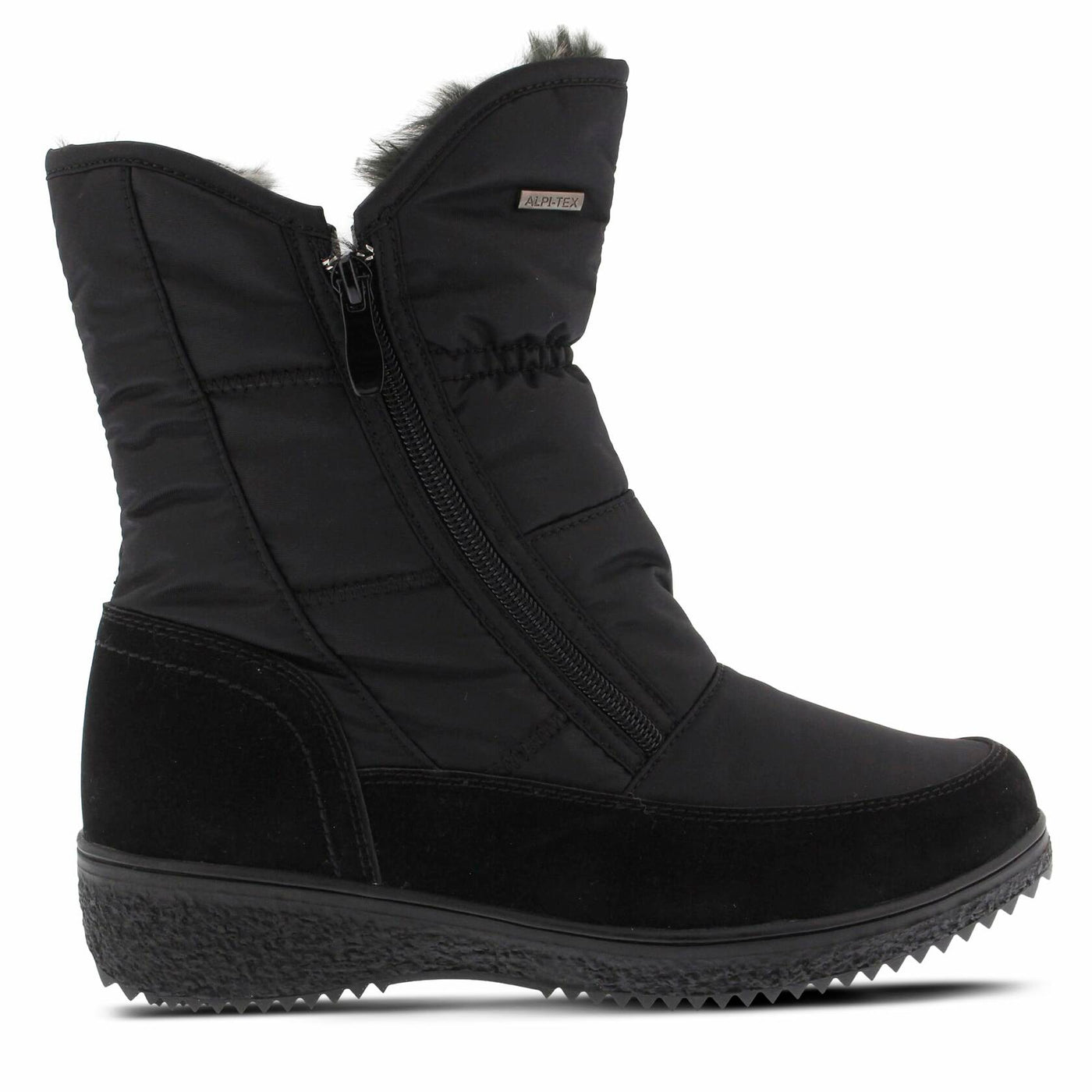Spring Step Women's Ernestina Snow Boot, Black, 37 EU/6.5-7 M US