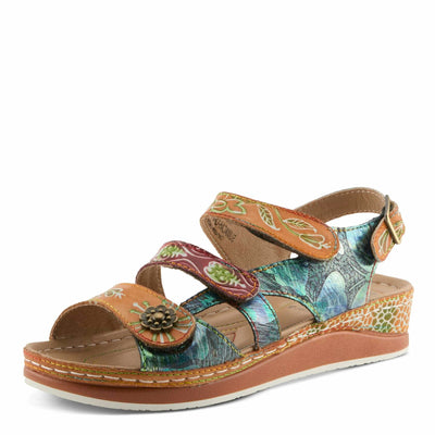 L’Artiste by Spring Step Women's Sumacah-cam Slide Sandal, Camel, 42 EU/10.5-11 M US