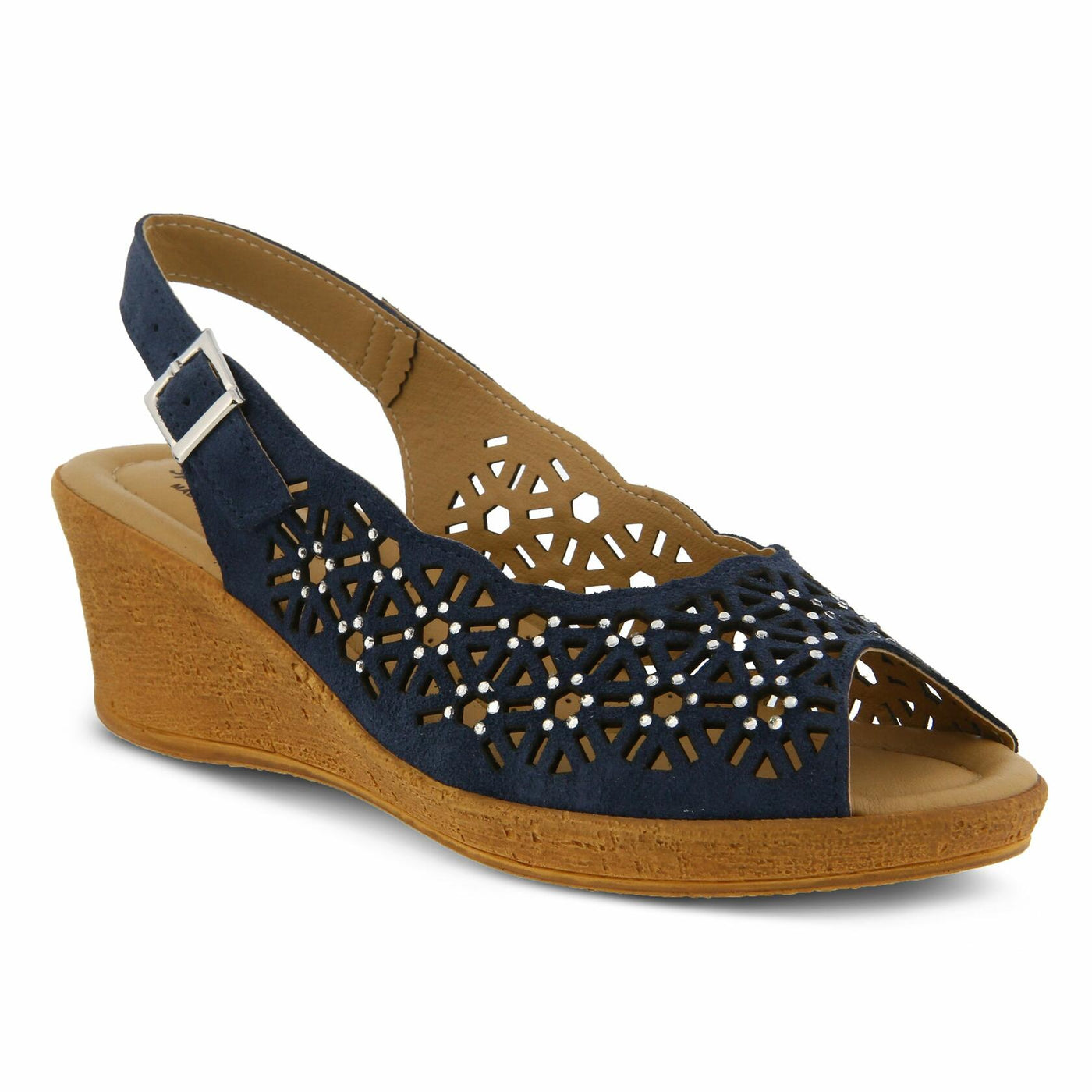 Spring Step Saibara Navy 38 (US Women's 7.5-8) M