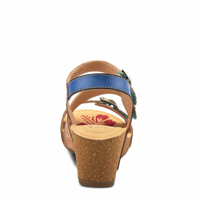 L'Artiste by Spring Step Women's Tanja Sandal, Mint Green Multi, 10.5-11
