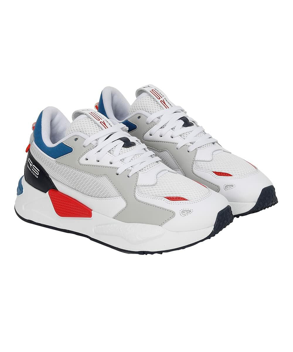 PUMA Unisex Sneaker, White, 10.5 US Men