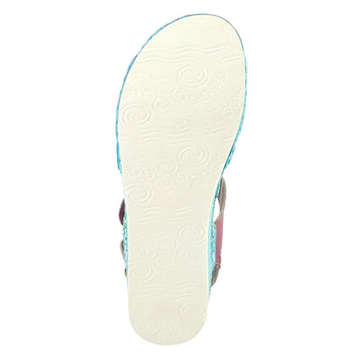 L’Artiste by Spring Step Women's Sumacah-aqm Slide Sandal, Aqua, 42 EU/10.5-11 M US