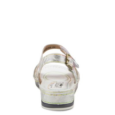Spring Step L'Artiste Women's Sumacah Ankle Strap Sandal Silver Multi EU 41 / US 9.5-10