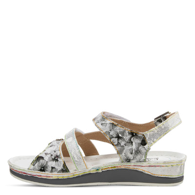 Spring Step L'Artiste Women's Sumacah Ankle Strap Sandal Silver Multi EU 39 / US 8.5