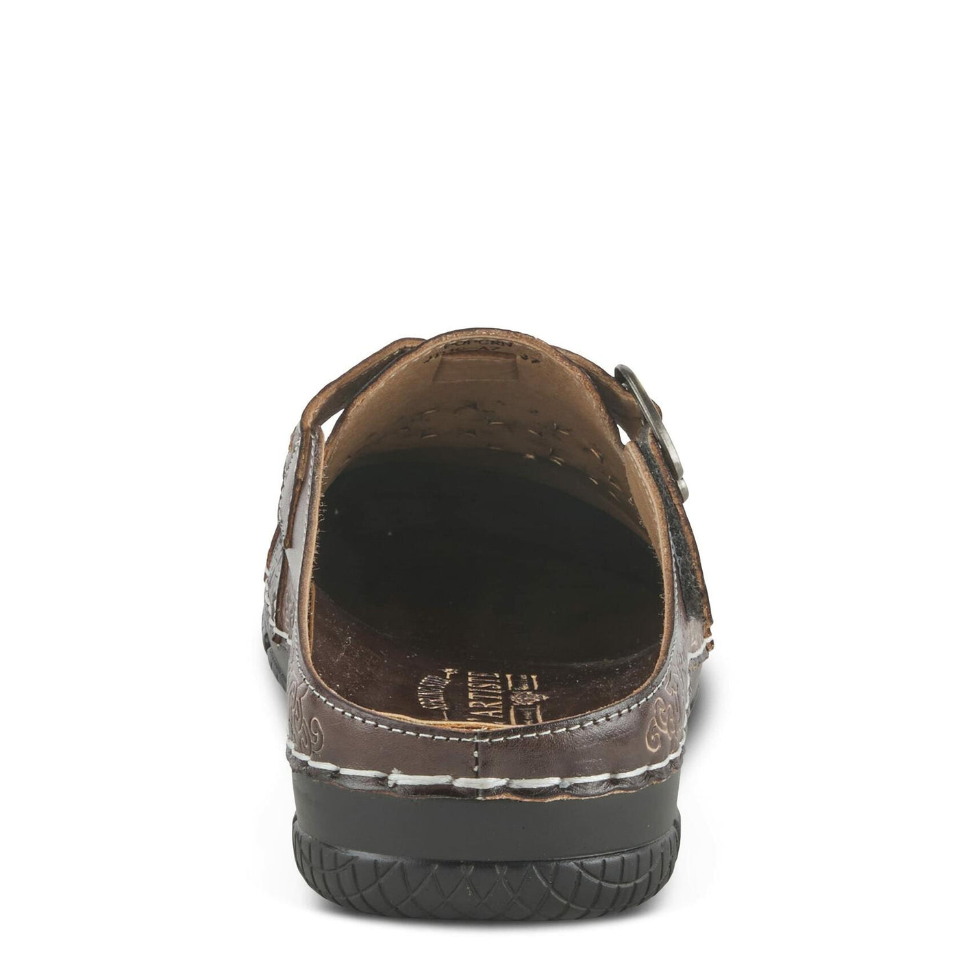 Spring Step L'Artiste Women's Popcorn Slide Sandal Brown EU 38 / US 7.5-8