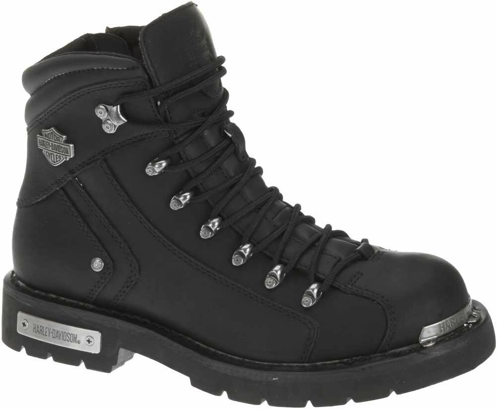 Harley-Davidson Men's Electron Leather Motorcycle Casual Boot, Black, 7