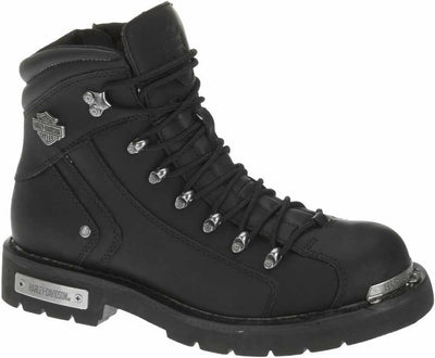 Harley-Davidson Men's Electron Leather Motorcycle Casual Boot, Black, 7