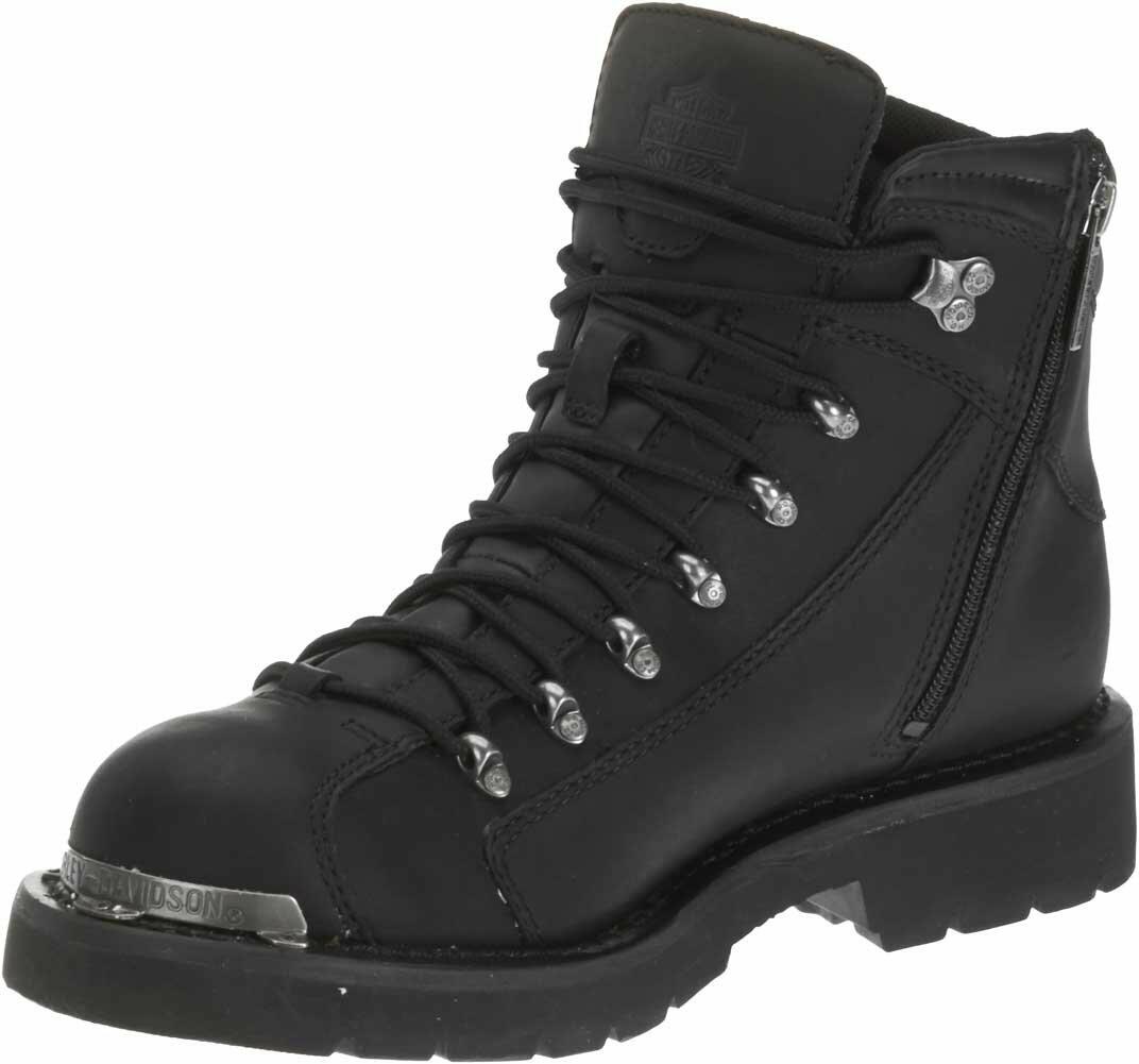 Harley-Davidson Men's Electron Leather Motorcycle Casual Boot, Black, 7