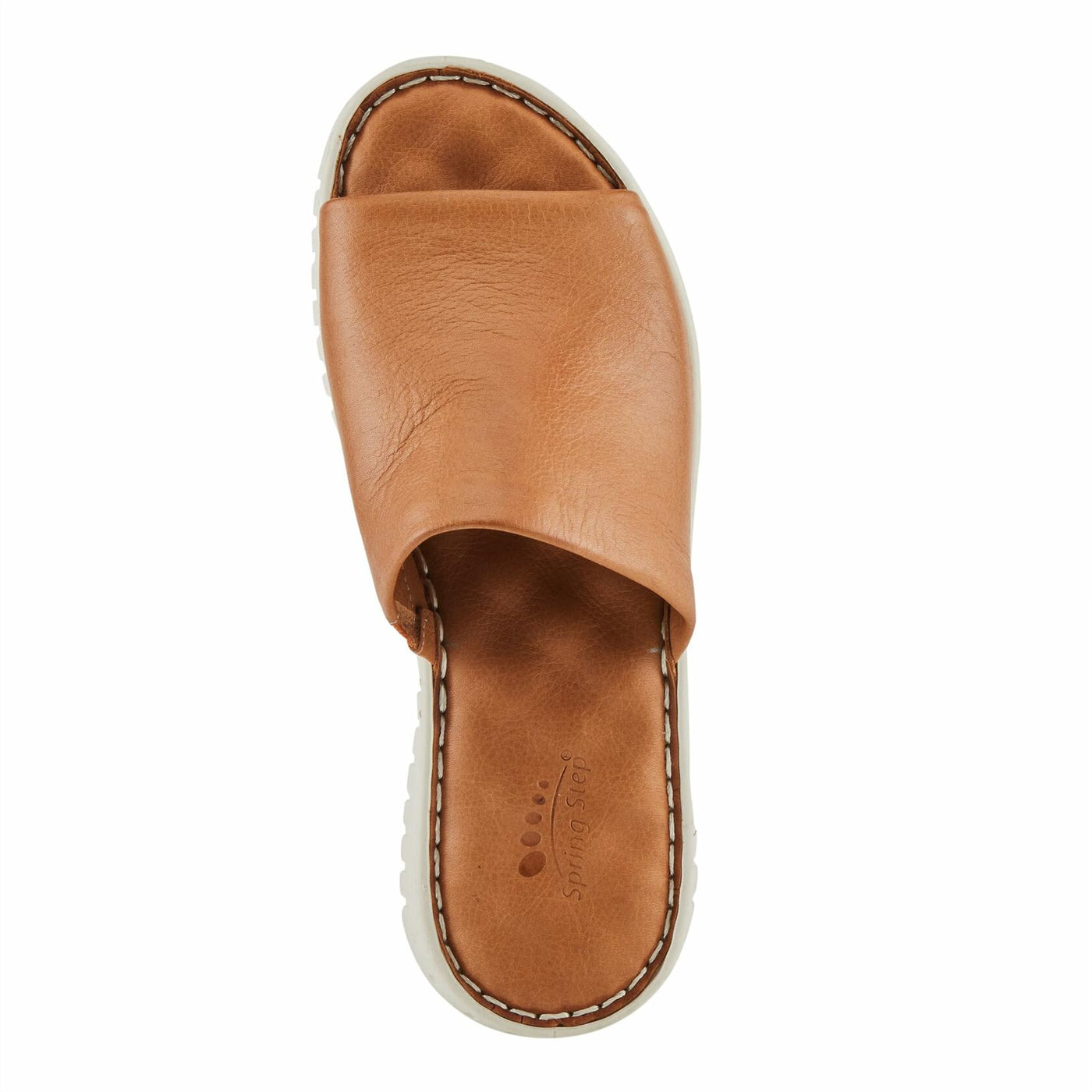 Spring Step Women's Nappa Sandal, Camel, 9.5-10