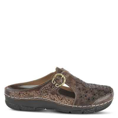 Spring Step L'Artiste Women's Popcorn Slide Sandal Brown EU 38 / US 7.5-8