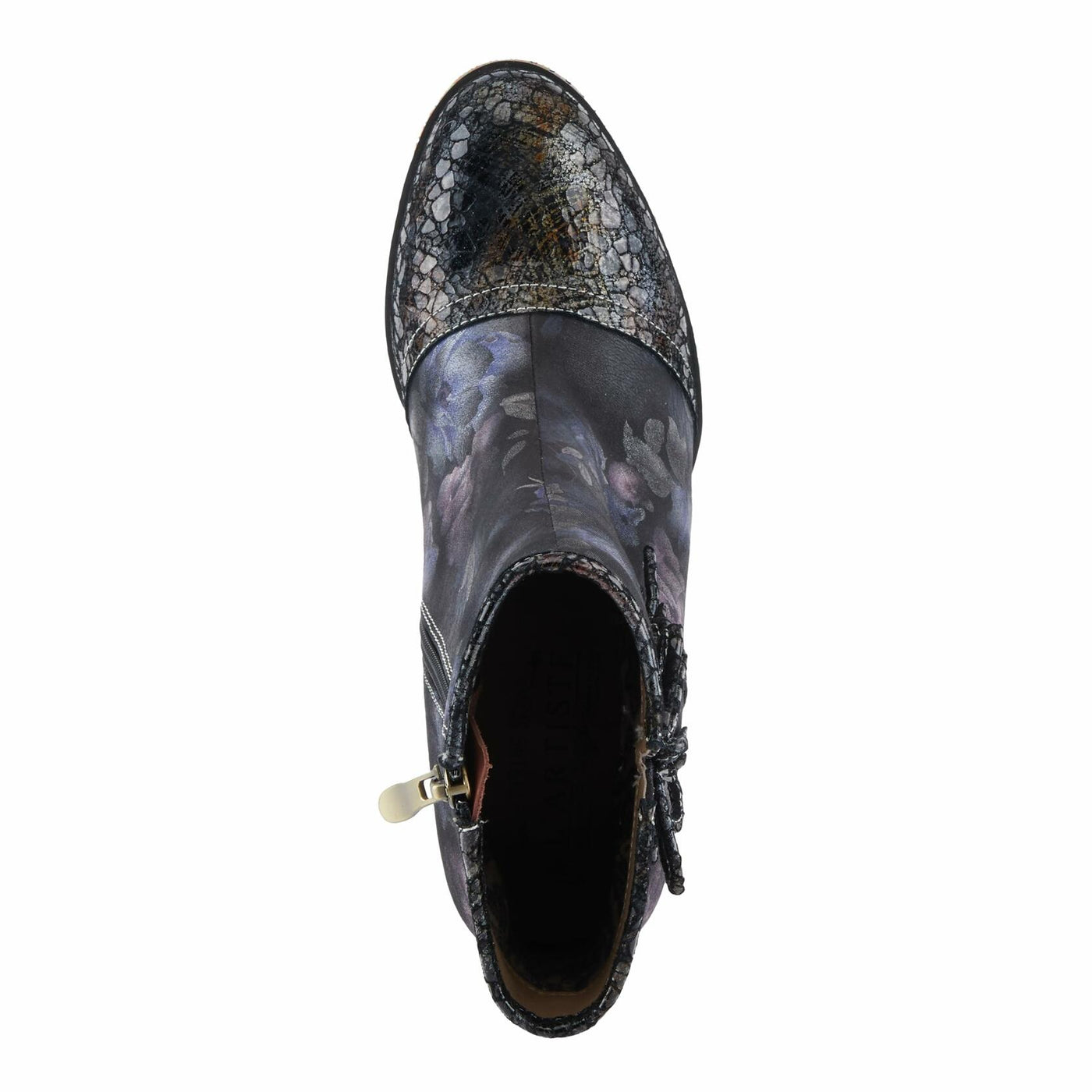 L'Artiste by Spring Step Women's Carre Fashion Boot, Black Multi, 7