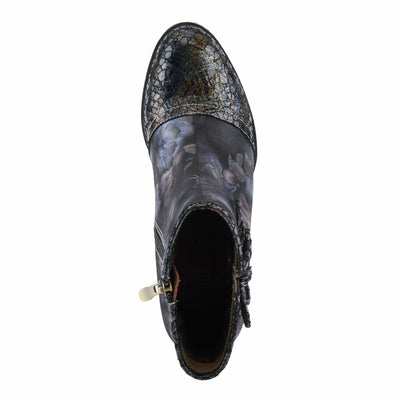 L'Artiste by Spring Step Women's Carre Fashion Boot, Black Multi, 7