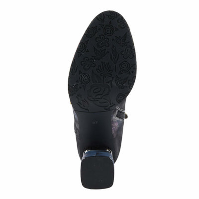 L'Artiste by Spring Step Women's Carre Fashion Boot, Black Multi, 7