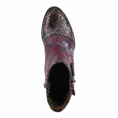 L'Artiste by Spring Step Women's Carre Fashion Boot, Plum Multi, 8.5