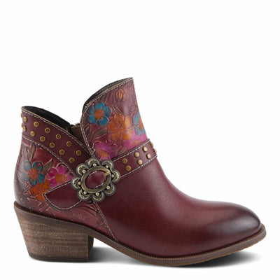 L'Artiste by Spring Step Women's Daintylady Western Boot, Bordeaux Multi, 11