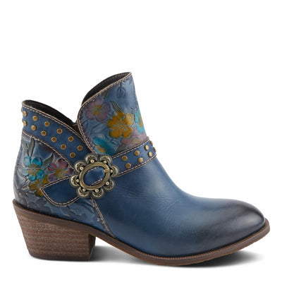 L'Artiste by Spring Step Women's Daintylady Western Boot, Blue Multi, 7