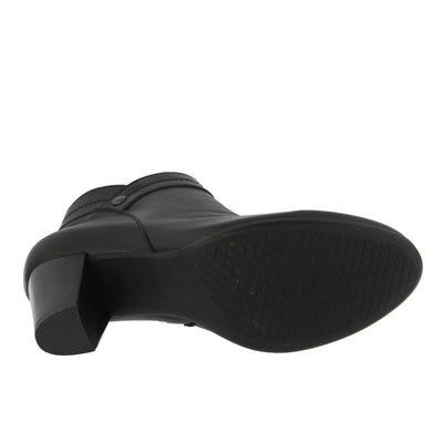 Spring Step womens Itilia Ankle Bootie, Black, 7.5-8 US