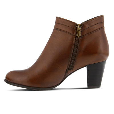 Spring Step Women's Itilia Ankle Bootie, Brown, 37 EU/6.5-7 M US