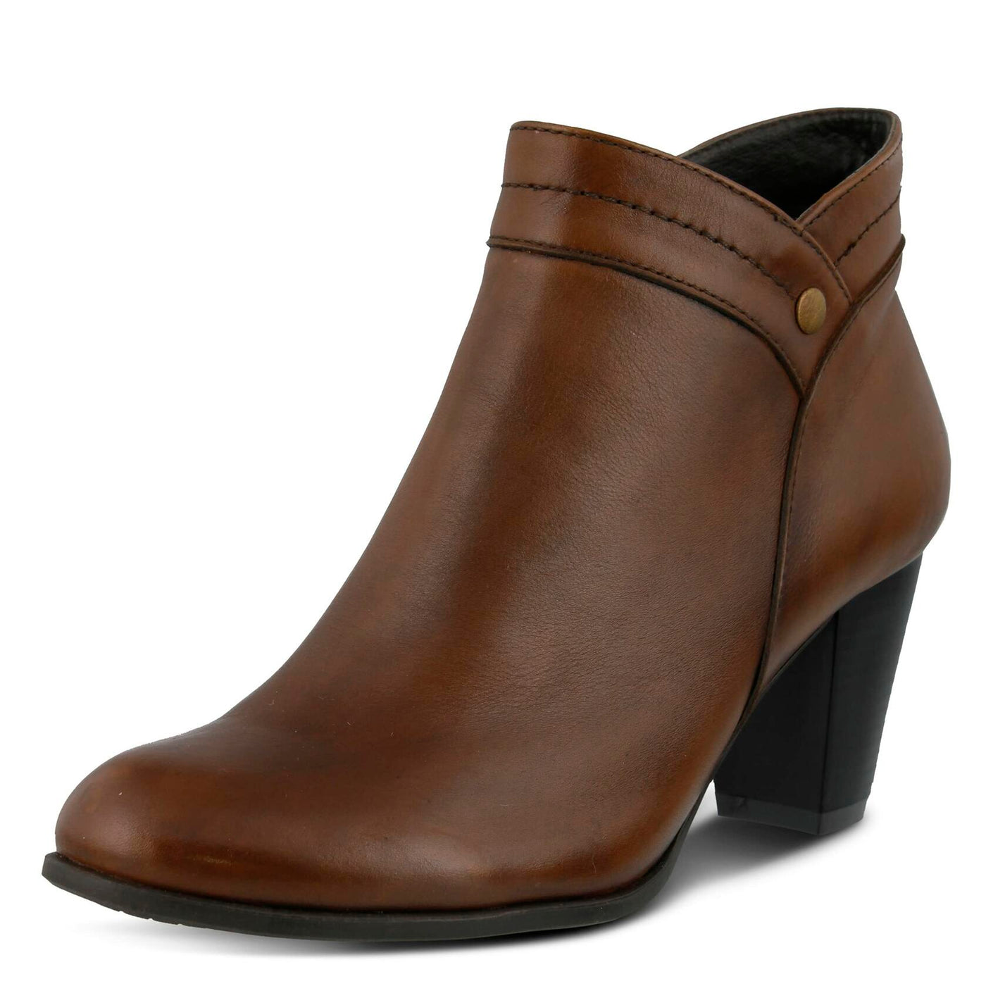 Spring Step Women's Itilia Ankle Bootie, Brown, 37 EU/6.5-7 M US