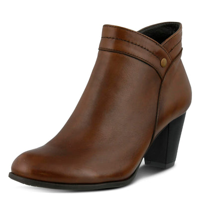 Spring Step Women's Itilia Ankle Bootie, Brown, 37 EU/6.5-7 M US