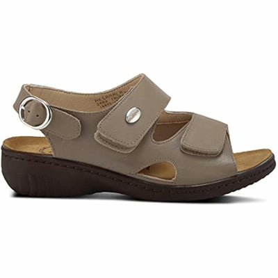 Flexus Women's Aksamala Slingback Sandal Dark Taupe EU 36 / US 5.5-6