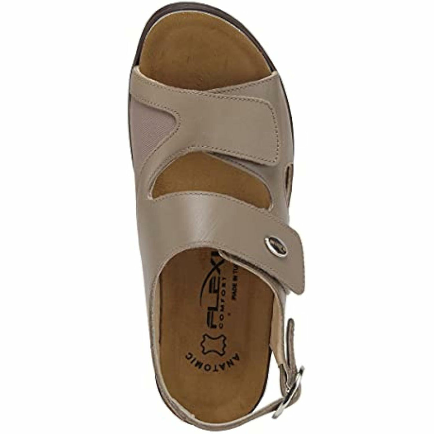 Flexus Women's Aksamala Slingback Sandal Dark Taupe EU 36 / US 5.5-6
