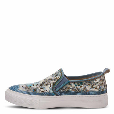 Spring Step L'Artiste Women's Denofeden Sneaker Blue Multi EU 42 / US 10.5-11