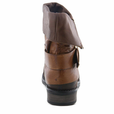 Spring Step womens Mid Calf Boot, Dark Brown, 5.5-6 US