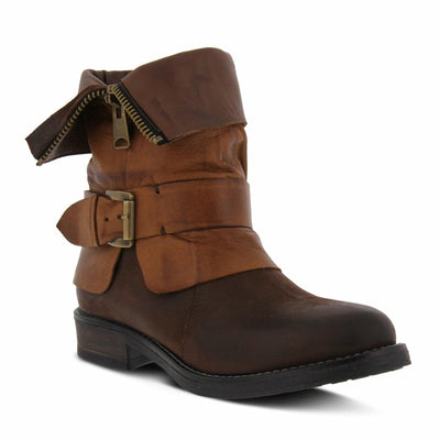 Spring Step womens Mid Calf Boot, Dark Brown, 5.5-6 US