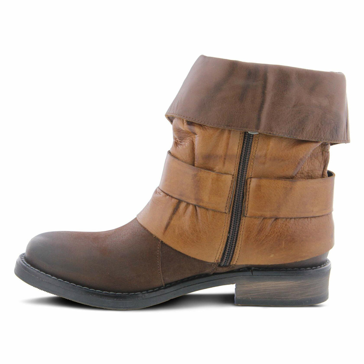 Spring Step womens Mid Calf Boot, Dark Brown, 5.5-6 US