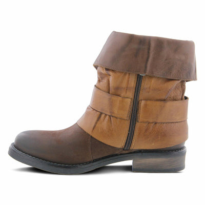 Spring Step womens Mid Calf Boot, Dark Brown, 5.5-6 US