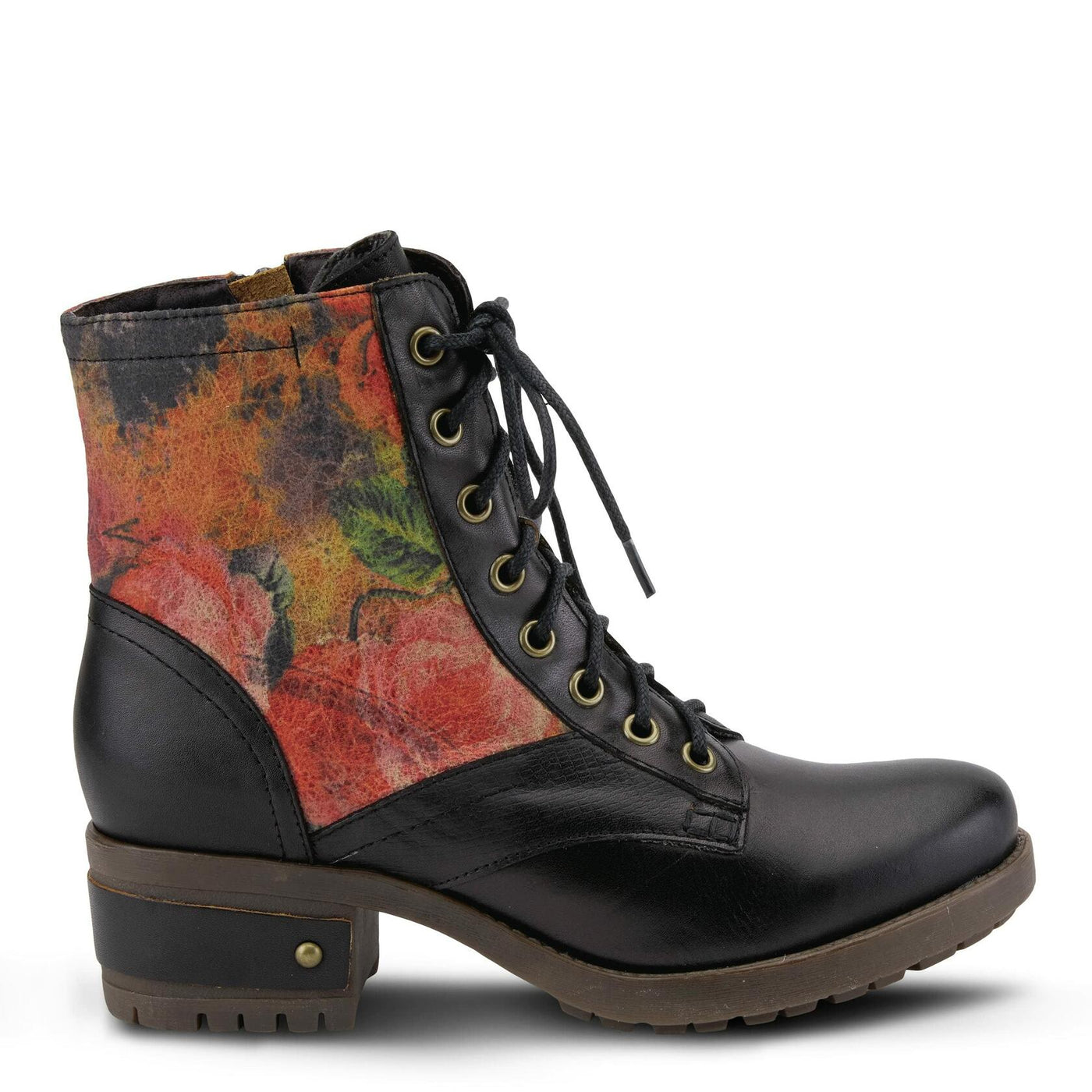 Spring Step Flexus Marty Boots for Women - Ladies Boots with Cozy Flannel Textile Lining - Women's Ankle Boots with Zipper Closure - Black EU 36 / US 5.5-6
