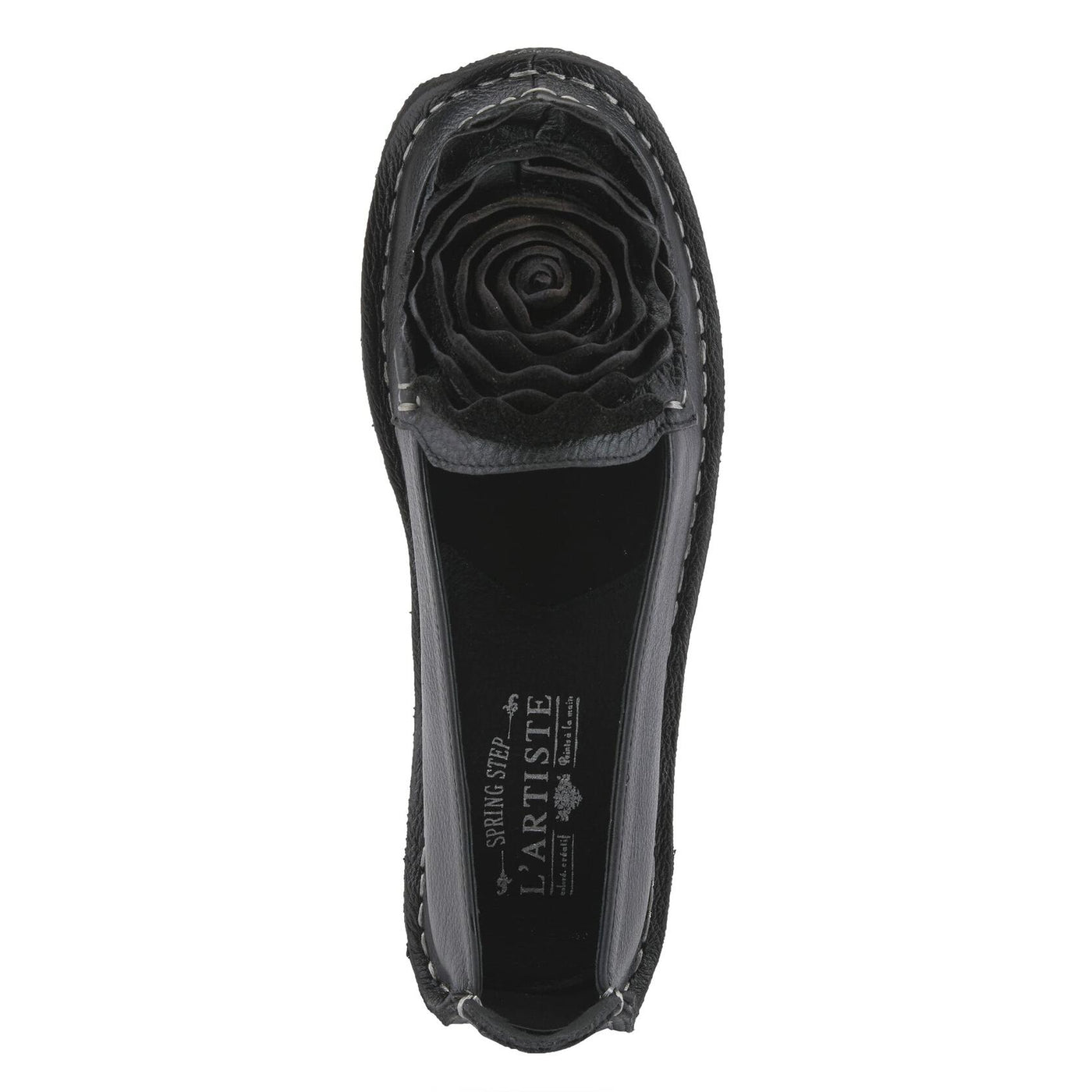 L’Artiste by Spring Step Women's Dezi Flat, Black, 39 EU/8.5 M US