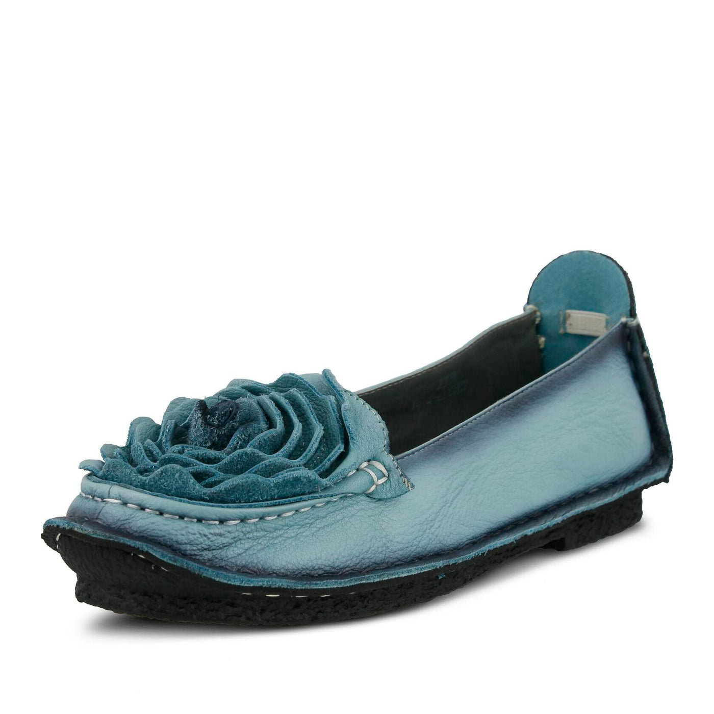 L’Artiste by Spring Step Women's Dezi Flat, Blue, 36 EU/5.5-6 M US