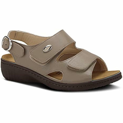 Flexus Women's Aksamala Slingback Sandal Dark Taupe EU 36 / US 5.5-6