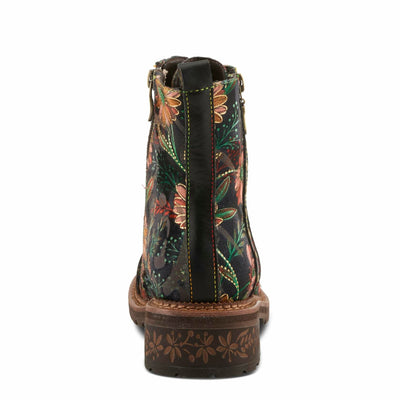 Spring Step L'Artiste Cordea Booties | Embroidered Leather Ankle Boots with Studded Details