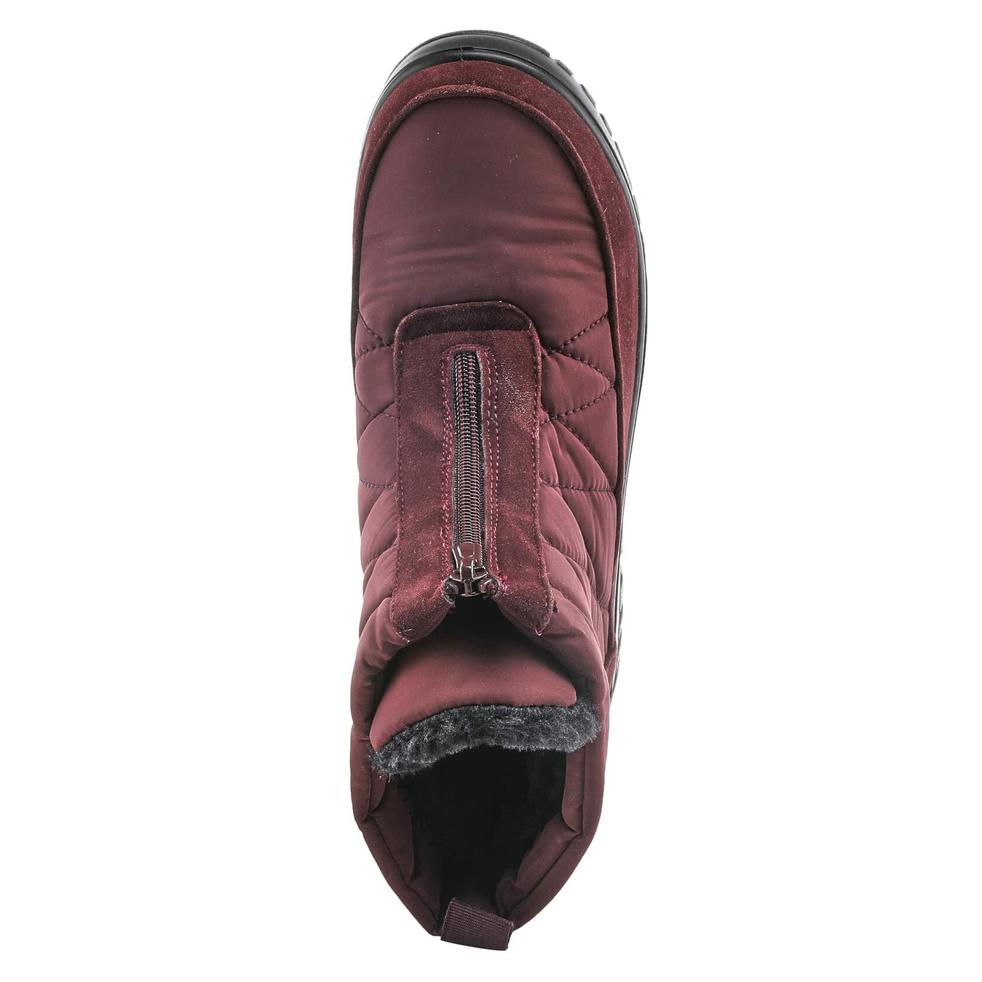 Flexus Spring Step Lakeeffect Boots for Women - Waterproof Ladies Boots with Front Zipper Closure - Women's Snow Boots for Winter - Burgundy Boots EU 36 / US 5.5-6