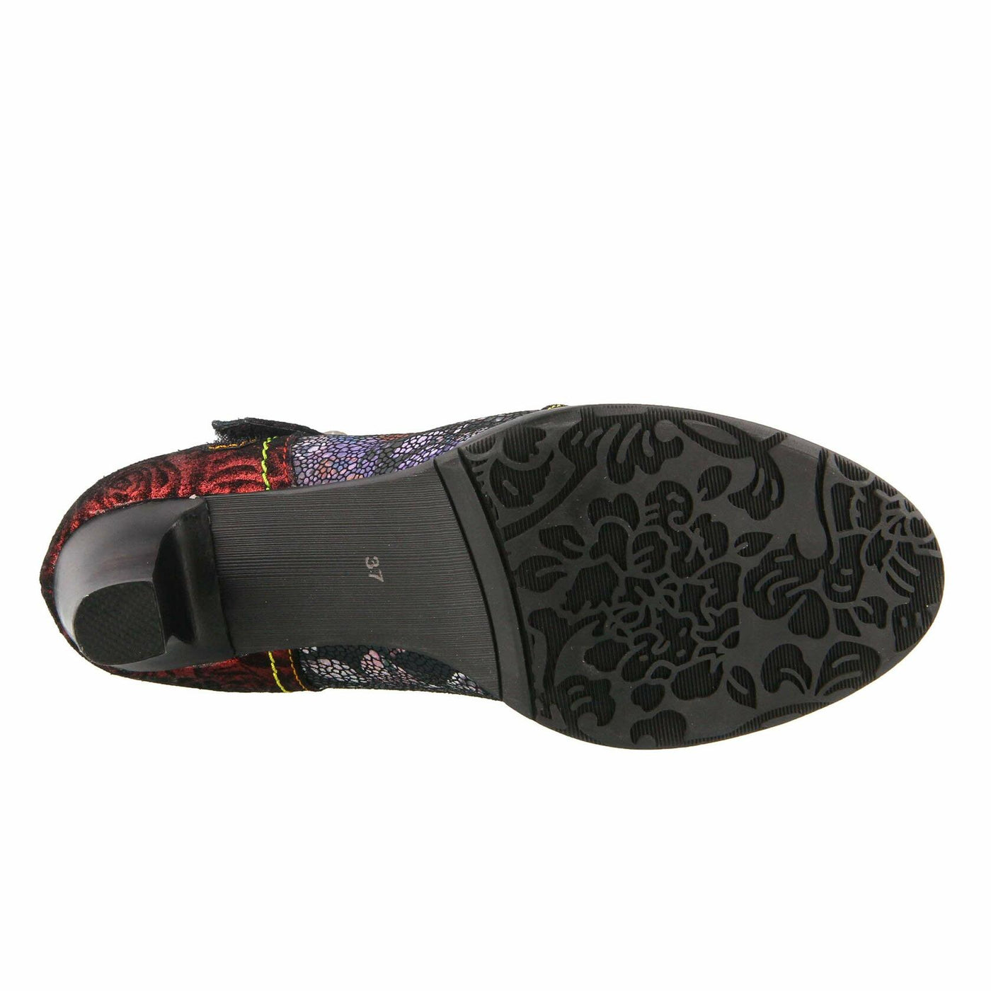 L'Artiste by Spring Step Mazie Bordeaux Multi Shoe US 7.5-8