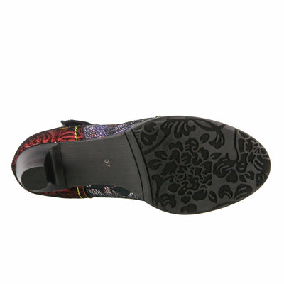 L'Artiste by Spring Step Mazie Bordeaux Multi Shoe US 7.5-8