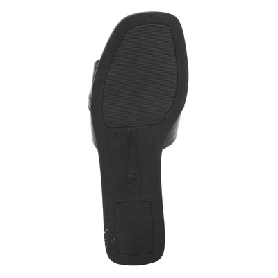Patrizia Women's Barbee Slide Sandal, Black, 9
