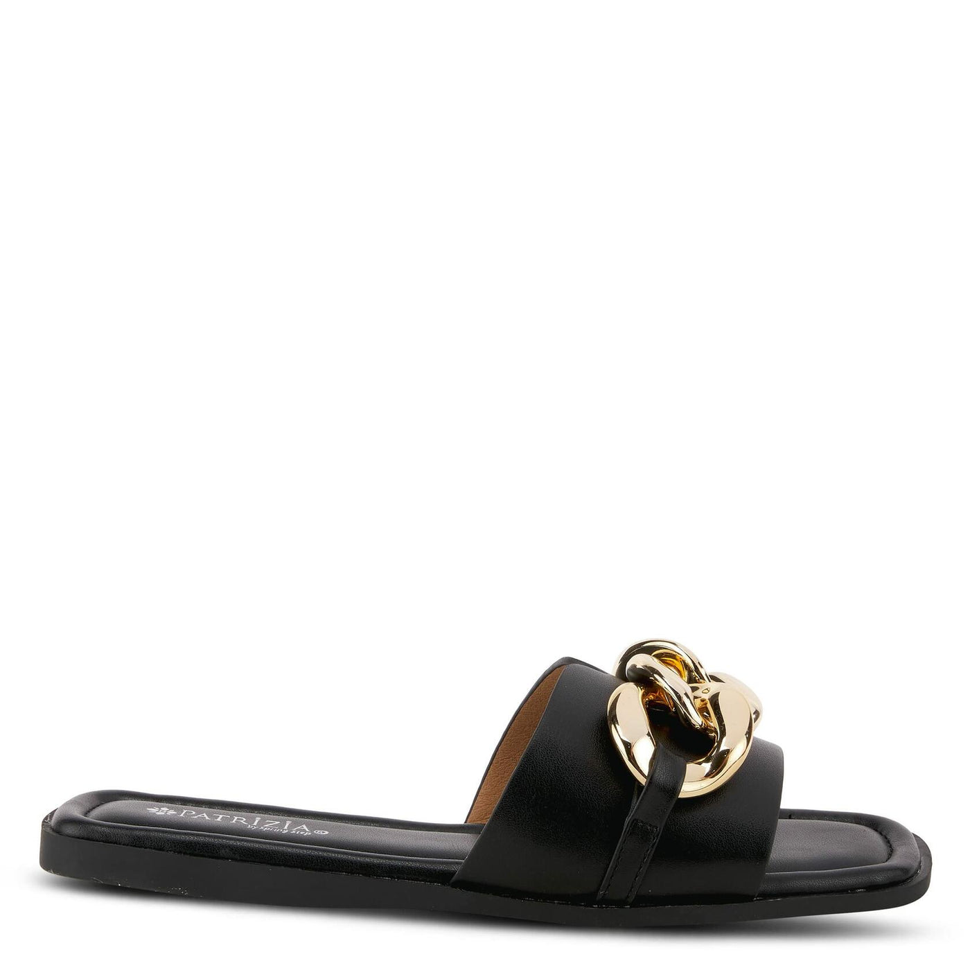 Patrizia Women's Barbee Slide Sandal, Black, 9